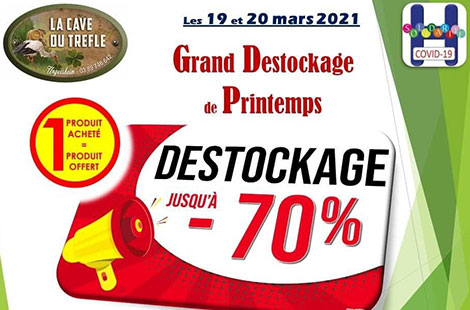 Déstockage de printemps